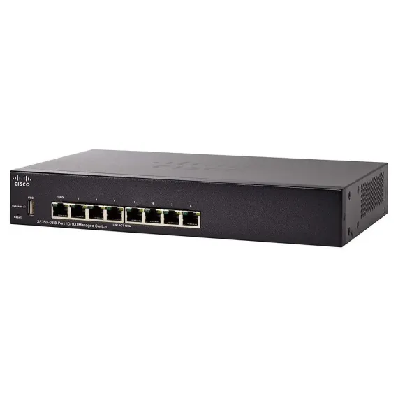 СЕТЕВОЙ КОММУТАТОР CISCO SF350-08, 8X 10/100 МБИТ/С