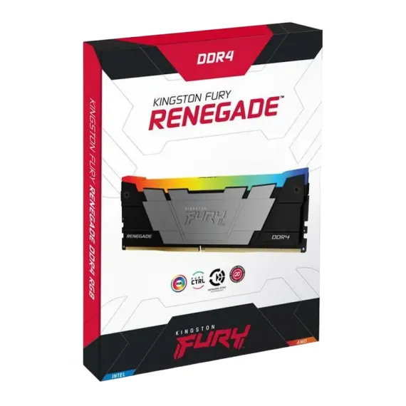 ОПЕРАТИВНАЯ ПАМЯТЬ KINGSTON FURY RENEGADE RGB, DDR4 SDRAM, 3200 МГЦ, 64ГБ, KF432C16RB2AK2/64