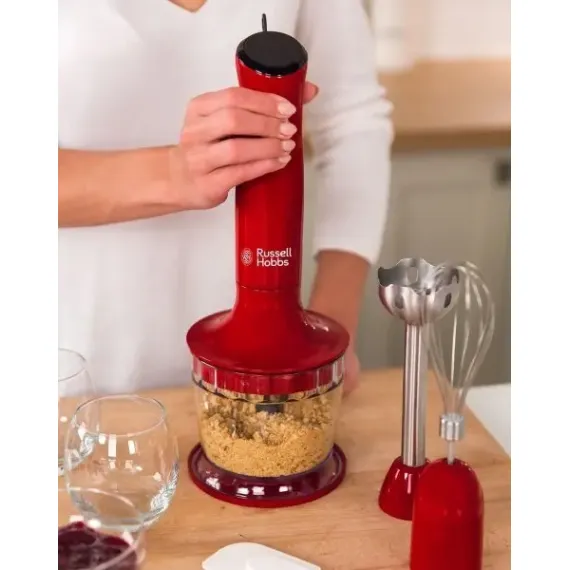 ПОГРУЖНОЙ БЛЕНДЕР RUSSELL HOBBS DESIRE 3-IN-1, КРАСНЫЙ