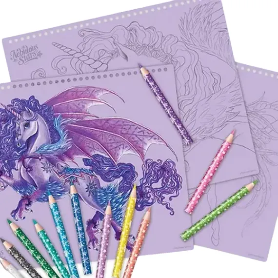 СКЕТЧБУК NEBULOUS STARS FANTASY HORSES - SPACE