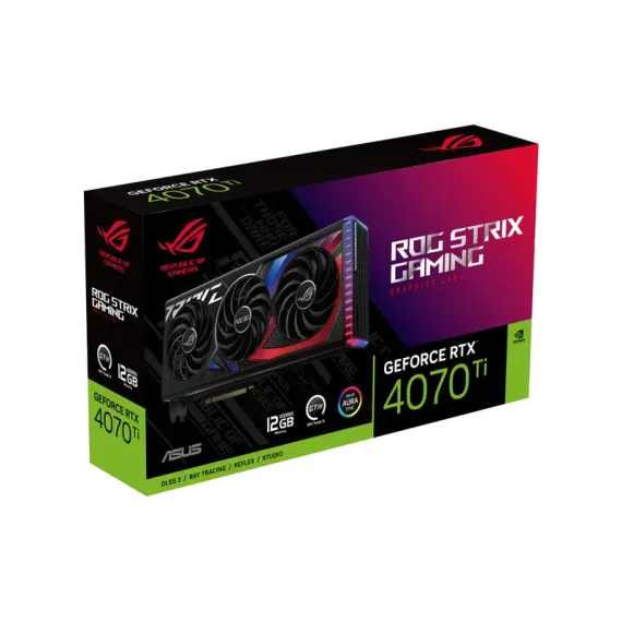 ВИДЕОКАРТА ASUS ROG-STRIX-RTX4070TIO12G-GAMING, 12ГБ GDDR6X 192БИТ (ROG-STRIX-RTX4070TIO12G-GAMING)