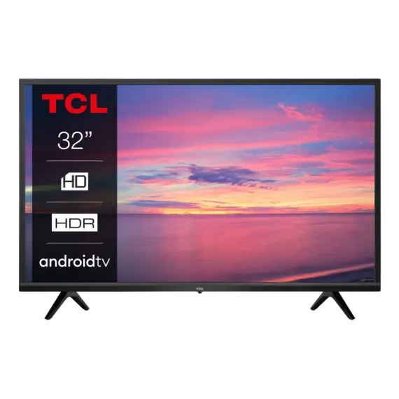 32" LED SMART ТЕЛЕВИЗОР TCL 32S5200, 1366X768 HD, ANDROID TV, ЧЁРНЫЙ