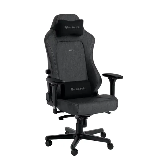 ИГРОВОЕ КРЕСЛО NOBLECHAIRS HERO, ТКАНЬ, АНТРАЦИТ