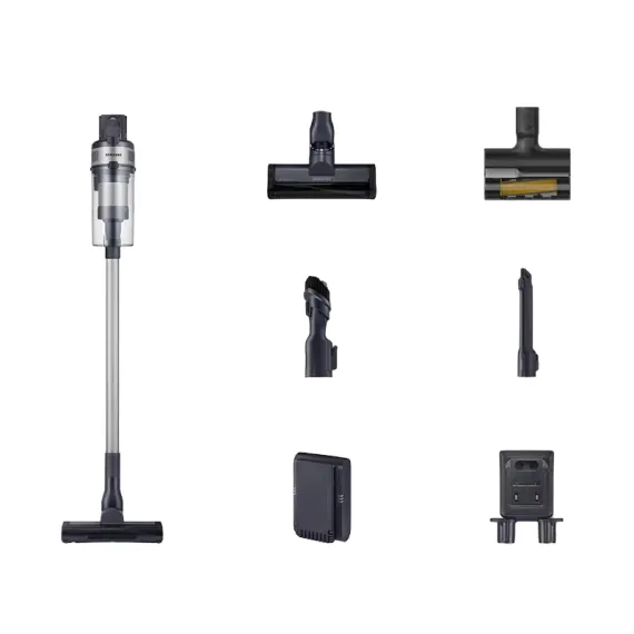 ВЕРТИКАЛЬНЫЙ ПЫЛЕСОС SAMSUNG JET 65 PET, ЧЁРНЫЙ | СЕРЕБРИСТЫЙ