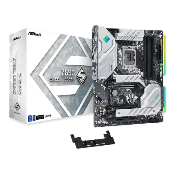 МАТЕРИНСКАЯ ПЛАТА ASROCK Z690 STEEL LEGEND, LGA1700, INTEL Z690, ATX