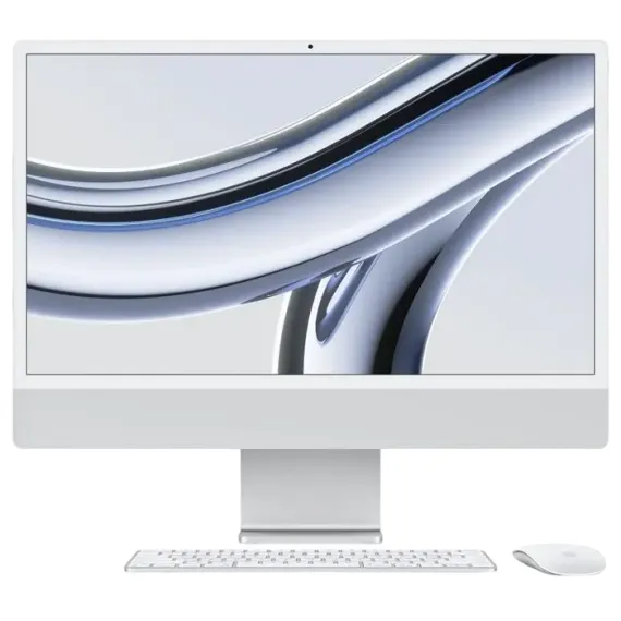 МОНОБЛОК APPLE IMAC A2873, 24", M3 WITH 8-CORE CPU AND 10-CORE GPU, 16ГБ/1024ГБ, MACOS SONOMA, СЕРЕБРИСТЫЙ