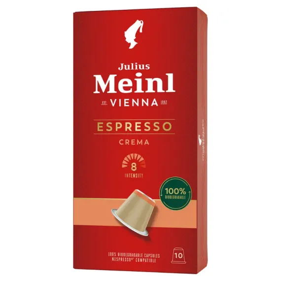 КОФЕ JULIUS MEINL ESPRESSO CREMA. 10 ШТ