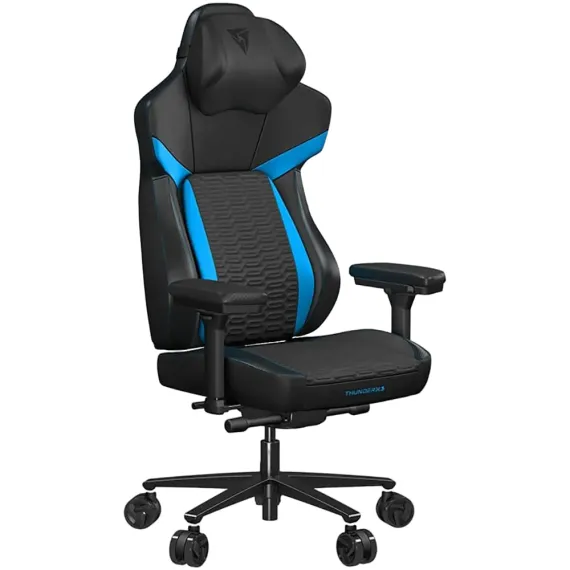 ИГРОВОЕ КРЕСЛО THUNDERX3 CORE RACER, ИСКУССТВЕННАЯ КОЖА, ЧЕРНЫЙ | СИНИЙ