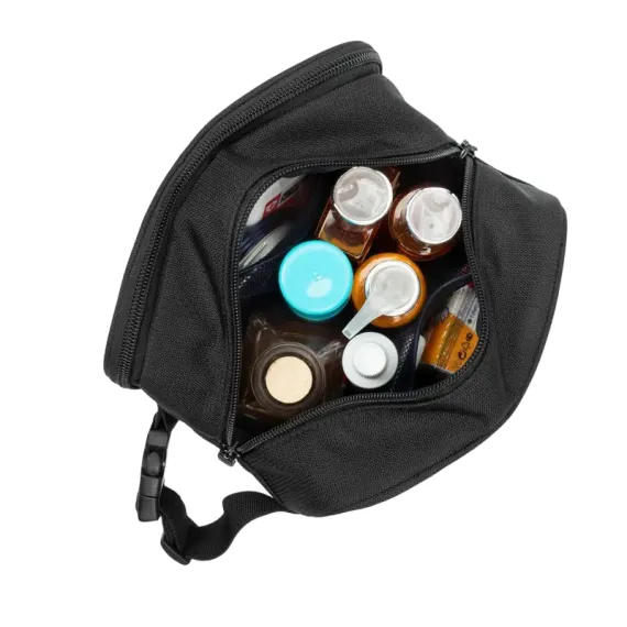 ДОРОЖНЫЙ ОРГАНАЙЗЕР RIVACASE 8409, ECO-FRIENDLY RPET ПОЛИЭСТЕР, ЧЁРНЫЙ