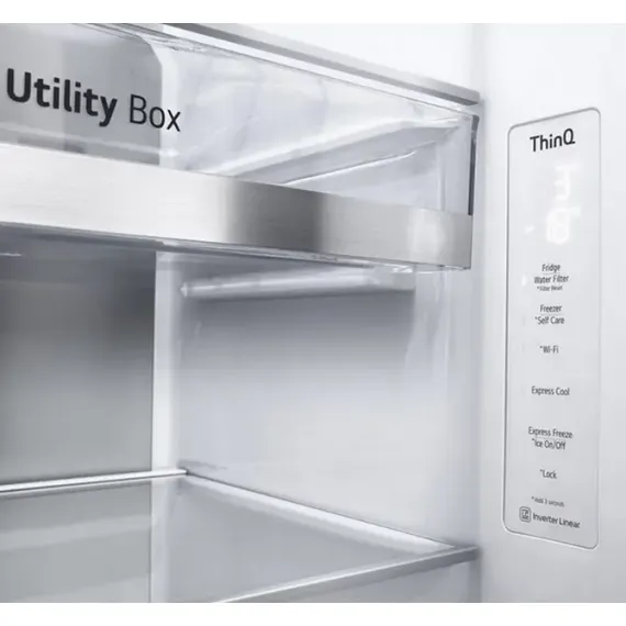 ХОЛОДИЛЬНИК LG GSXV90BSAE, TOTAL NO FROST, СЕРЕБРИСТЫЙ