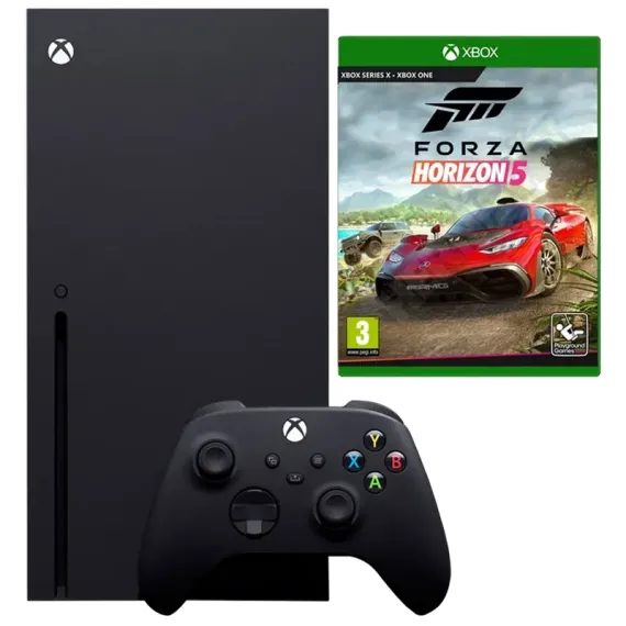 MICROSOFT XBOX SERIES X BLACK + FORZA HORIZON 5