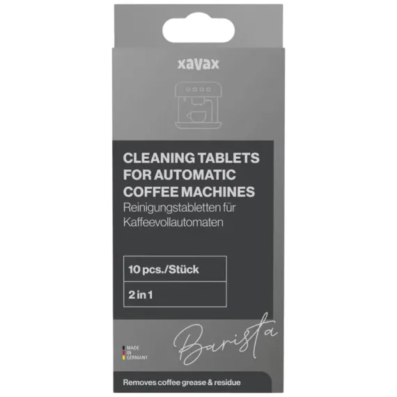 ТАБЛЕТКИ ДЛЯ ЧИСТКИ КОФЕМАШИНЫ XAVAX 111281, 10 ШТ.