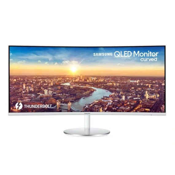 34" МОНИТОР ДЛЯ РАЗВЛЕЧЕНИЙ SAMSUNG C34J791WTI, SVA 3440X1440 WQHD, БЕЛЫЙ