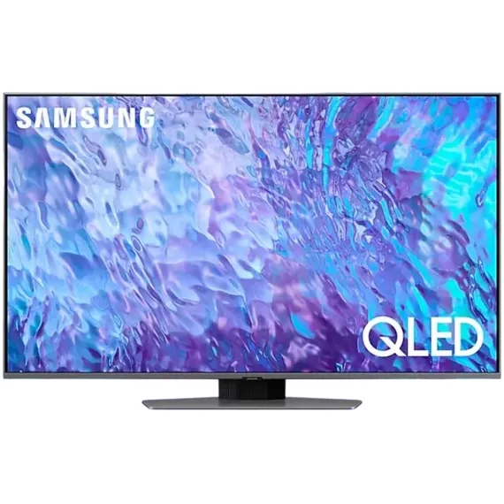 50" QLED SMART ТЕЛЕВИЗОР SAMSUNG QE50Q80CAUXUA, 3840X2160 4K UHD, TIZEN, СЕРЕБРИСТЫЙ
