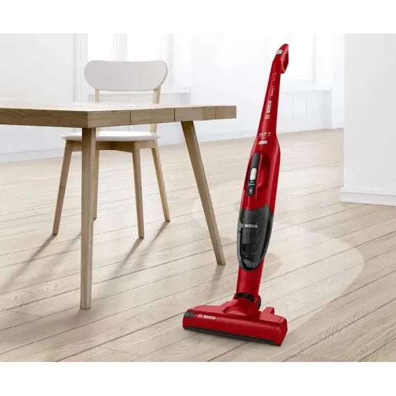 ВЕРТИКАЛЬНЫЙ БЕСПРОВОДНОЙ ПЫЛЕСОС BOSCH READYY'Y BBHF214R, КРАСНЫЙ