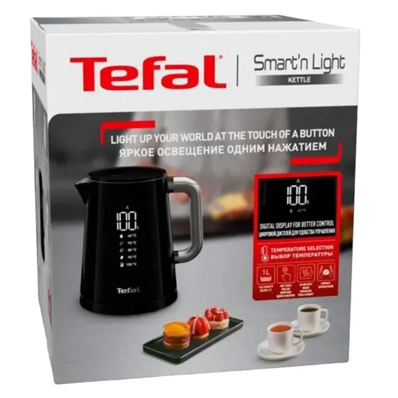 ЭЛЕКТРОЧАЙНИК TEFAL KO854830, ЧЁРНЫЙ