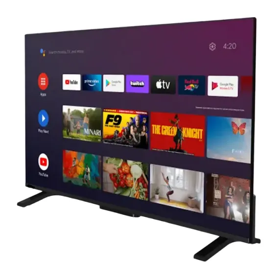 43" LED SMART ТЕЛЕВИЗОР OZON H43S7000R, 1920X1080 FHD, ANDROID TV, ЧЁРНЫЙ