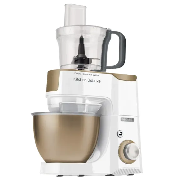 КУХОННЫЙ КОМБАЙН SENCOR STM 4467CH, БЕЛЫЙ | ЗОЛОТИСТЫЙ