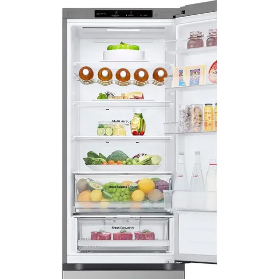 ХОЛОДИЛЬНИК LG GBV3200DPY, DOORCOOLING+, СЕРЕБРИСТЫЙ