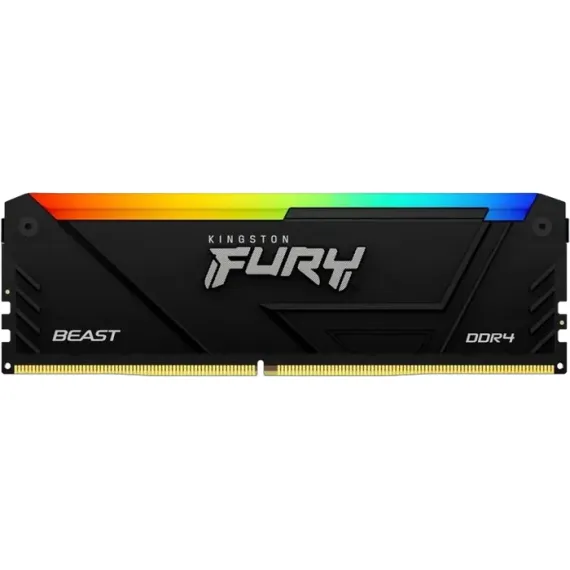 ОПЕРАТИВНАЯ ПАМЯТЬ KINGSTON FURY BEAST RGB, DDR4 SDRAM, 3200 МГЦ, 8ГБ, KF432C16BB2A/8
