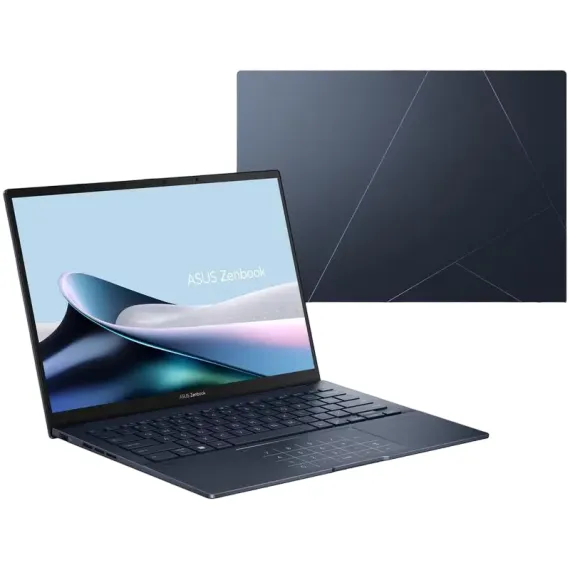 НОУТБУК 14" ASUS ZENBOOK 14 OLED UX3405MA, PONDER BLUE, INTEL CORE ULTRA 7 155H, 16ГБ/1024ГБ, БЕЗ ОС