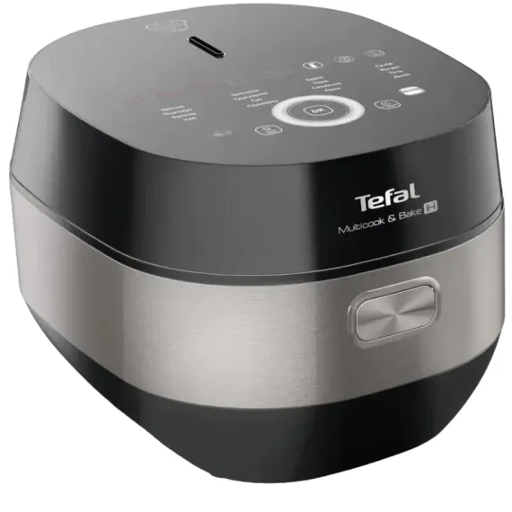МУЛЬТИВАРКА TEFAL RK908A34, ЧЁРНЫЙ | СЕРЕБРИСТЫЙ