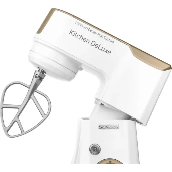 КУХОННЫЙ КОМБАЙН SENCOR STM 4467CH, БЕЛЫЙ | ЗОЛОТИСТЫЙ
