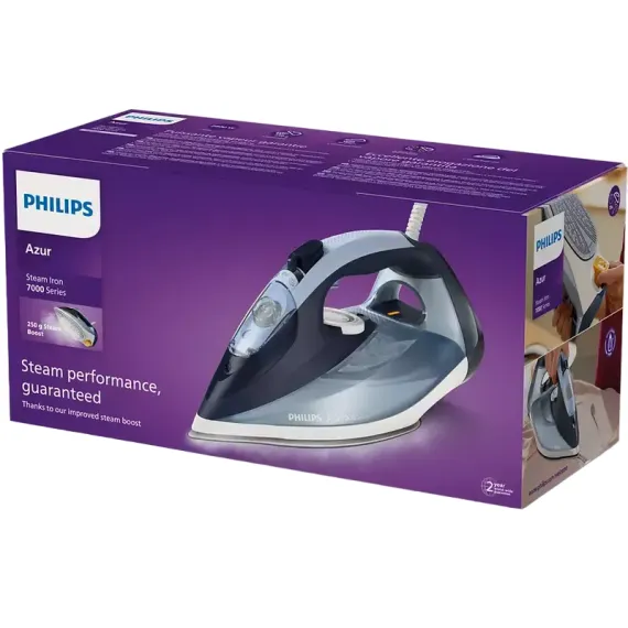УТЮГ PHILIPS DST7020/20, 2800ВТ, ГОЛУБОЙ