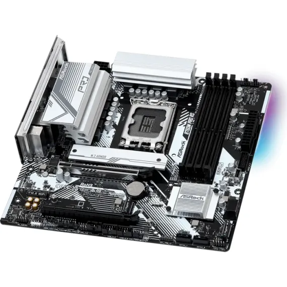 МАТЕРИНСКАЯ ПЛАТА ASROCK B760M PRO RS, LGA1700, INTEL B760, MICRO-ATX