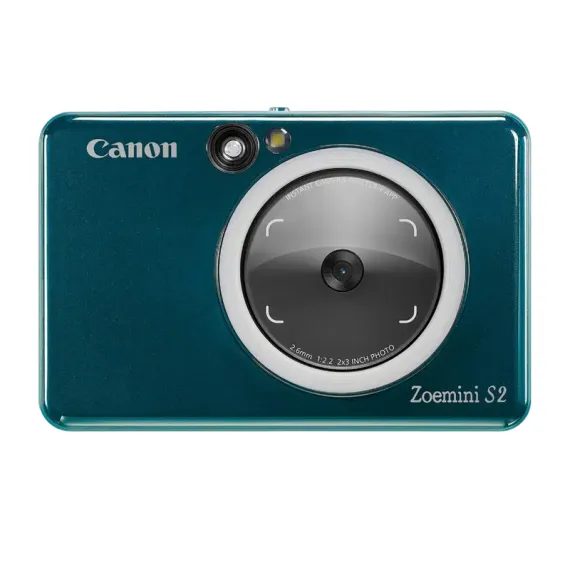 ФОТОПРИНТЕР CANON ZOEMINI S2 ZV223, 2.0” X 3.0”, БИРЮЗОВЫЙ
