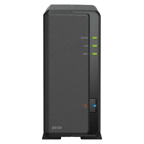 СЕТЕВОЕ ХРАНИЛИЩЕ SYNOLOGY DS124, ЧЁРНЫЙ