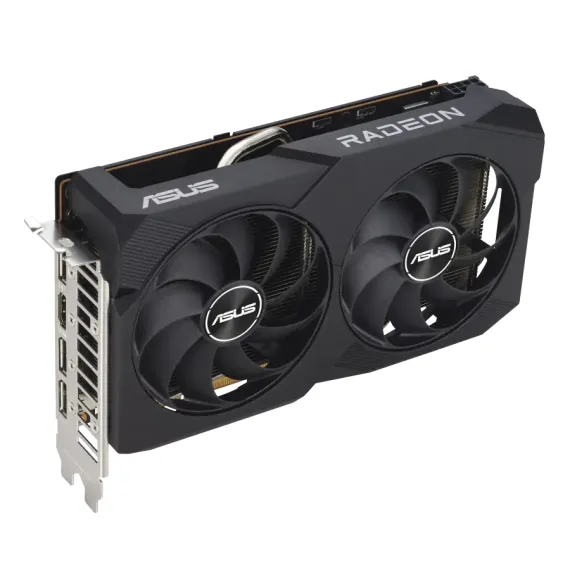 ВИДЕОКАРТА ASUS DUAL-RX7600-O8G-V2,  8GB GDDR6 128БИТ (DUAL-RX7600-O8G-V2)