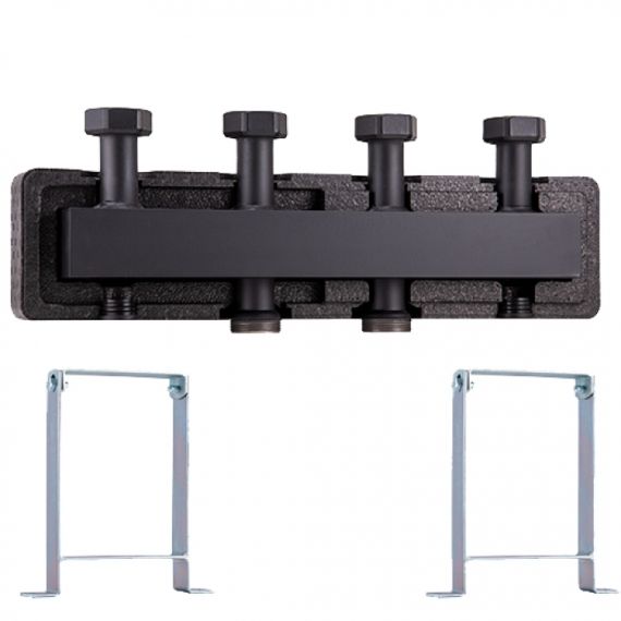 ГИДРАВЛИЧЕСКИЙ КОЛЛЕКТОР С 4-ХОДОВЫМ СЕПАРАТОРОМ 1" 1/2M BARBERI