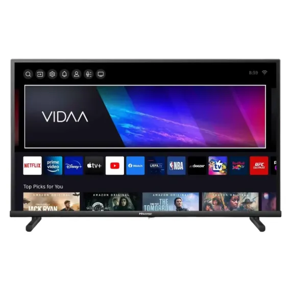 32" LED SMART ТЕЛЕВИЗОР HISENSE 32A5KQ, 1920X1080 FHD, VIDAA U6.0, ЧЁРНЫЙ