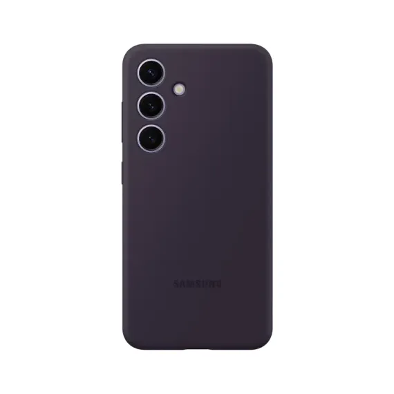 ЧЕХОЛ SAMSUNG SILICONE COVER GALAXY S24, ТЕМНО-ФИОЛЕТОВЫЙ