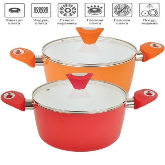 КАСТРЮЛЯ С КРЫШКОЙ MR-4324 (24CM)