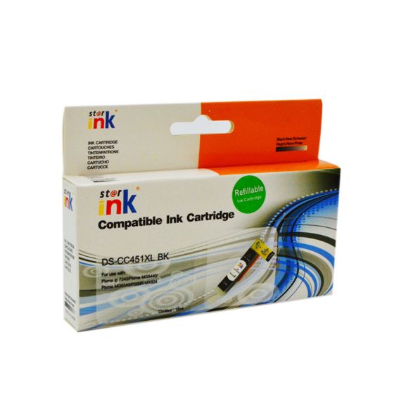IMPRESO IMP-RC-CC451XL-BK BLACK REFILLABLE CANON IP7240/MG5440/5540