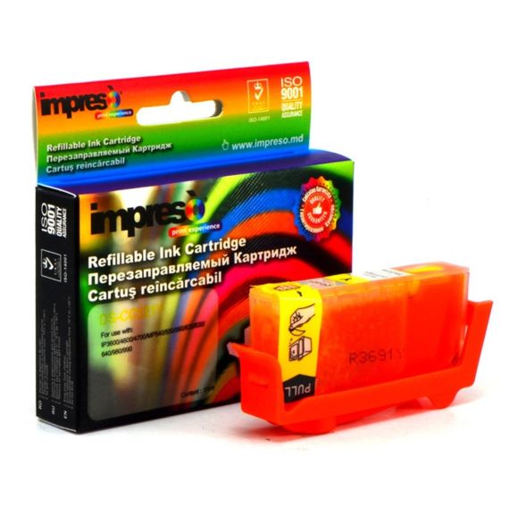 IMPRESO IMP-DS-CC526Y YELLOW REFILLABLE CANON IP4850/4950/MG5150