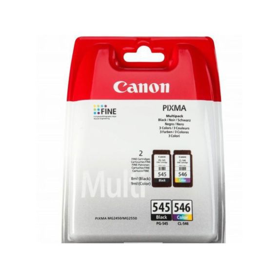 CANON PG-545/CL-546 MULTIPACK, PIXMA IP2850/MG2450/2550/2950/MX495