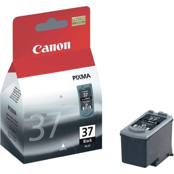 CANON PG-37 BLACK, PIXMA IP1800/MP140/190/210/220/470/MX300/310