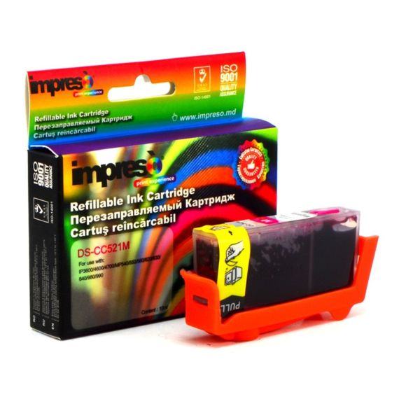 IMPRESO IMP-DS-CC526M MAGENTA REFILLABLE CANON IP4850/4950/MG5150