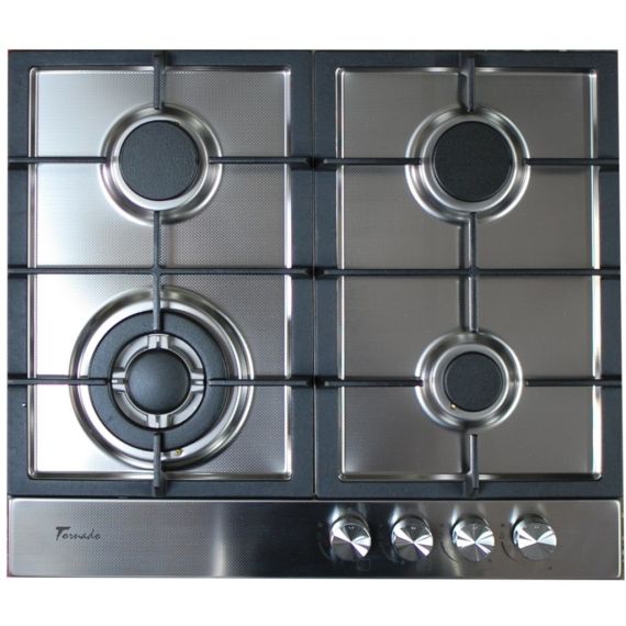 TR-4033 INOX (TEXTURED) TORNADO PLITA INCORPORABILA PE GAZ