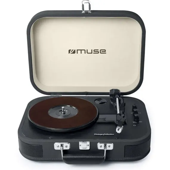 VINYL TURNTABLE MUSE MT-201 DG, BLACK