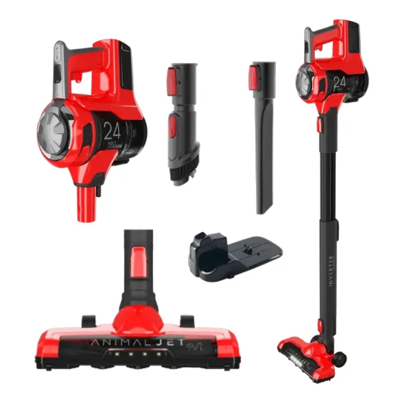 ВЕРТИКАЛЬНЫЙ ПЫЛЕСОС SHARP SAVP1551BREU, КРАСНЫЙ | ЧЕРНЫЙ