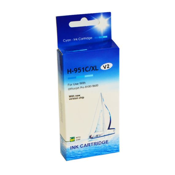 ORINK HP951XL/CN046A CYAN HP OFFICEJET PRO 251/276/8100/8600/8600P