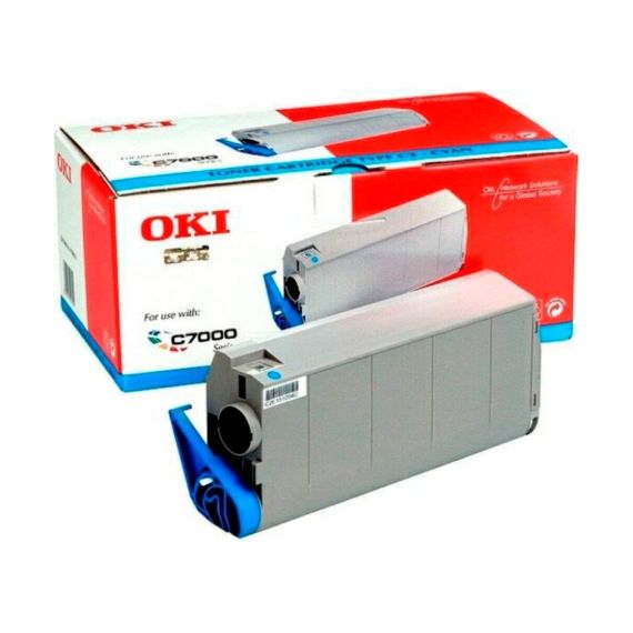 OKI 41963007 CYAN ORIGINAL OKI C7100/7200/7300/7350/7500/7550