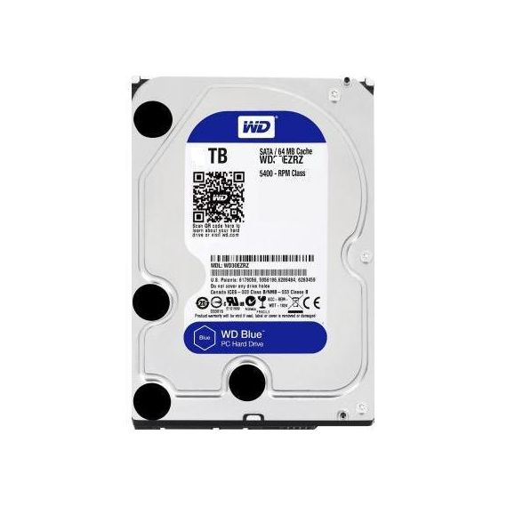 3.5" HDD 1.0TB  WESTERN DIGITAL WD10EZEX CAVIAR(R) BLUE(TM), CMR DRIVE, 7200RPM, 64MB, SATAIII