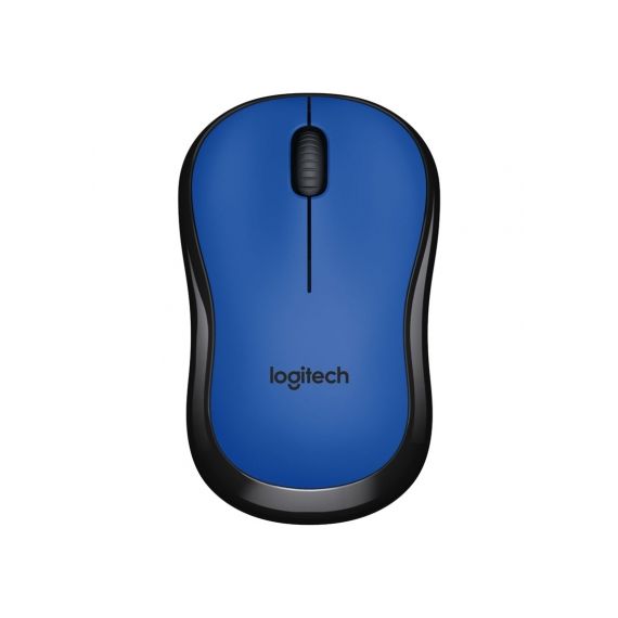 LOGITECH WIRELESS MOUSE M220 BLUE, SILENT OPTICAL MOUSE FOR NOTEBOOKS,
