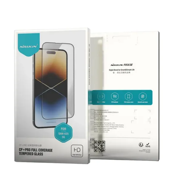 ЗАЩИТНОЕ СТЕКЛО NILLKIN SAMSUNG GALAXY A25 CP+ PRO, ЧЁРНЫЙ