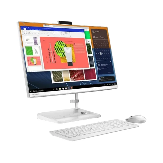 МОНОБЛОК LENOVO IDEACENTRE 3 24IAP7, 23,8", INTEL CORE I3-1215U, 8ГБ/512ГБ, БЕЗ ОС, БЕЛЫЙ